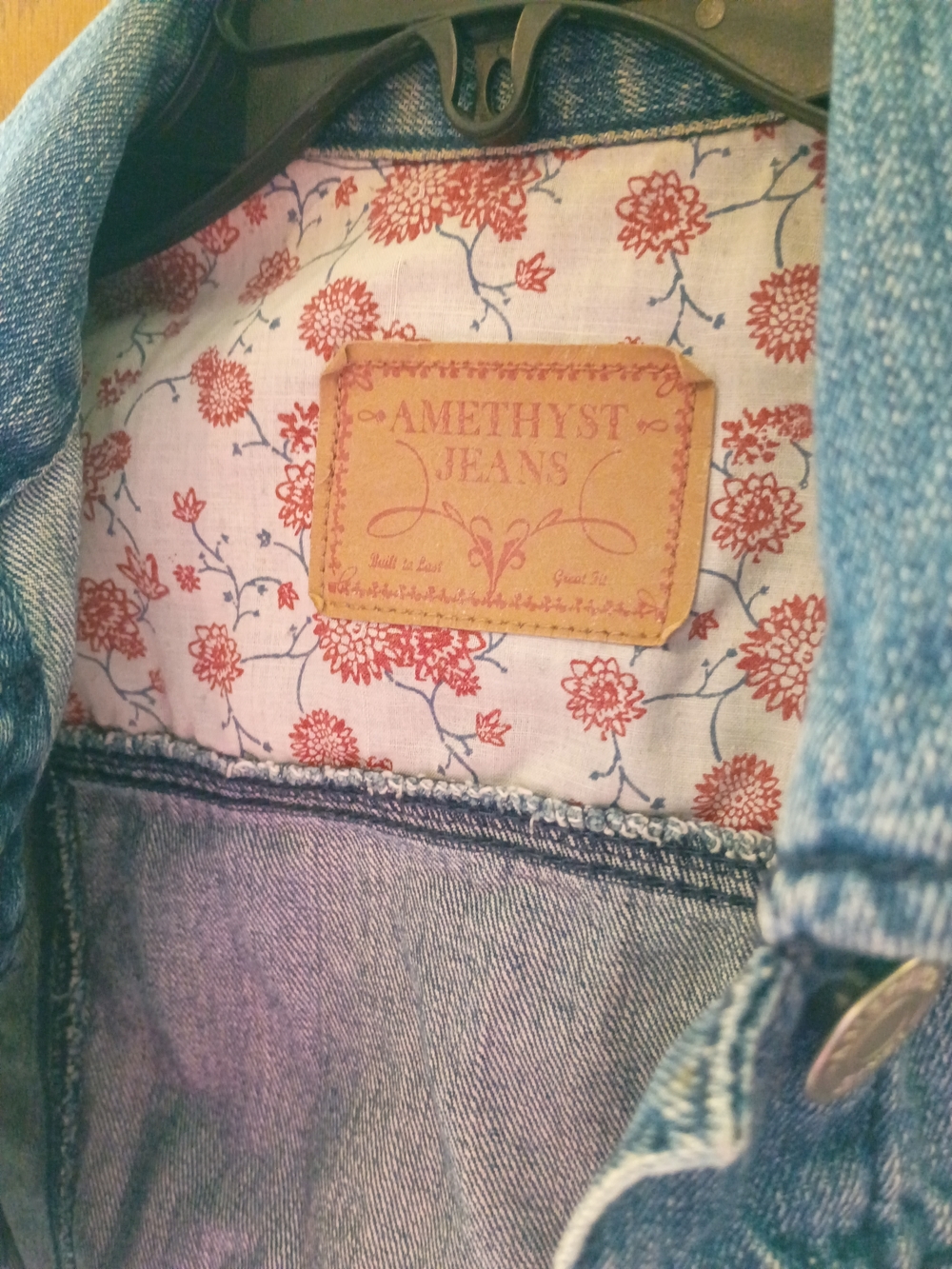 Amethyst Jeans Light Blue Denim Jean Jacket - Picture 13 of 15